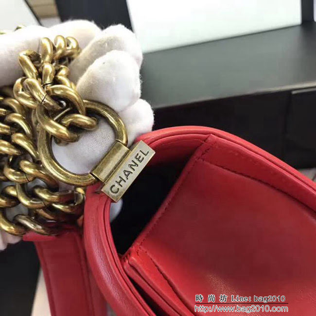 香奈兒CHANEL A67086菱格原版羊皮單肩斜挎鏈條包 DSC2087